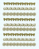 Gold Collection - Bows, Flowers and Swirls Lace