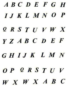 Signature Collection - Alphabet